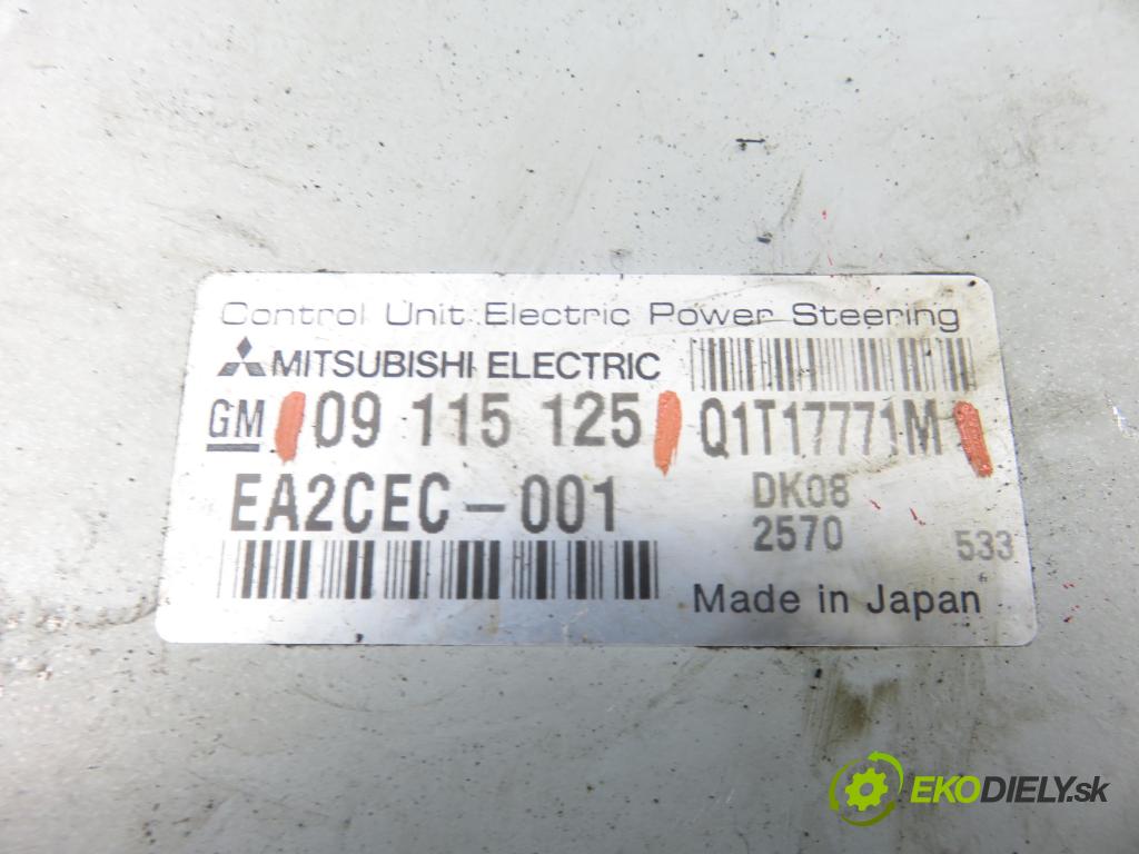 OPEL CORSA C (X01) HB 2001 48,00 1.7 DI - Y 17 DTL 1686,00 Riadiaca jednotka servočerpadlo 09115125 ; Q1T17771M (Riadiaca jednotka)