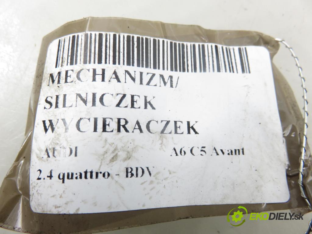AUDI A6 Avant (4B5, C5) KOMBI 2002 125,00 2.4 quattro - BDV 2393,00 Motorček stieračov 4B1955023E ; 8D1955113C ; 404587