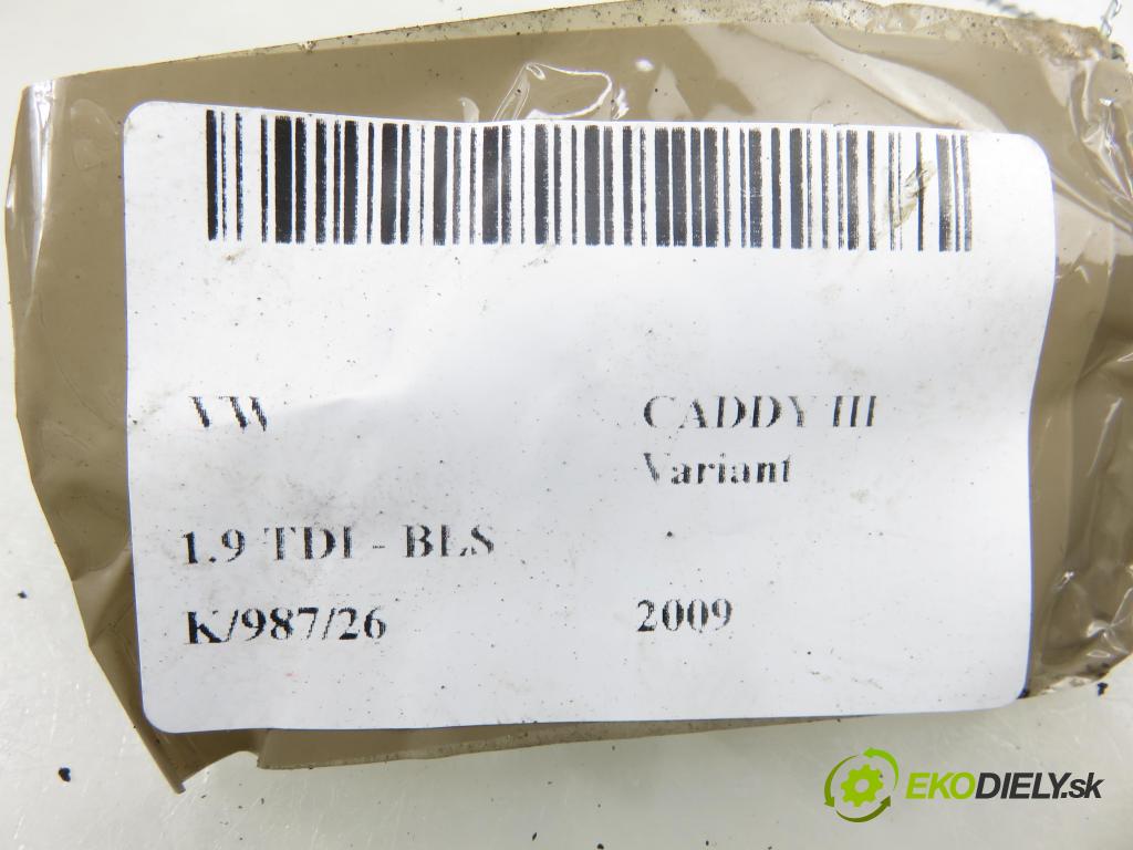 VW CADDY III Variant (2KB, 2KJ, 2CB, 2CJ) KOMBIVAN 2009 77,00 1.9 TDI PD 105 1896,00 Alternátor 06F903023F ; 0124525091 (Alternátor)