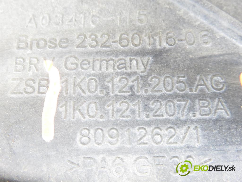 VW GOLF VI Variant (AJ5) KOMBI 2010 77,00 1.6 TDI - CAYC 1598,00 ventilátor chladič PODNEBÍ / VODA 1K0959455FB ; 1K0121205AC ; 1K0121207BA