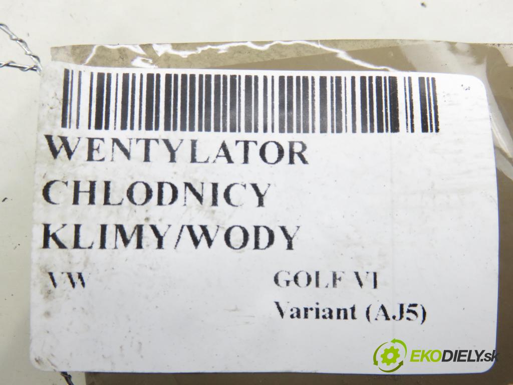 VW GOLF VI Variant (AJ5) KOMBI 2010 77,00 1.6 TDI - CAYC 1598,00 ventilátor chladič PODNEBÍ / VODA 1K0959455FB ; 1K0121205AC ; 1K0121207BA
