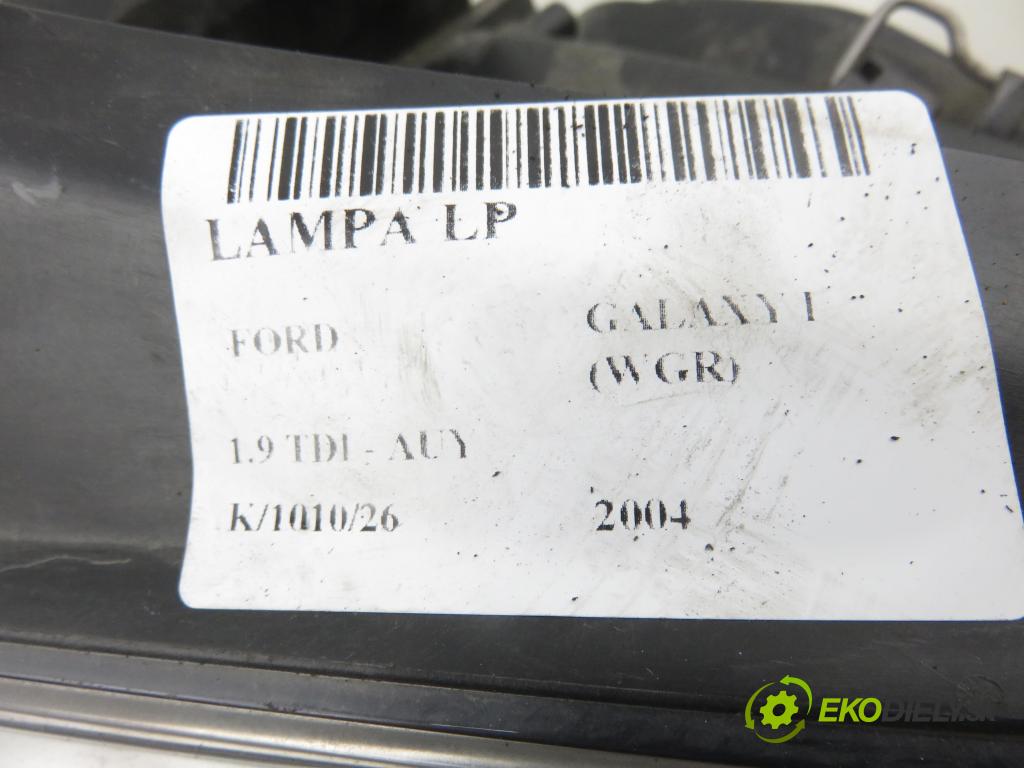 FORD GALAXY (WGR) MINIVAN 2004 85,00 1.9 TDI PD 115 - AUY 1896,00 světlo LP 1M2113101AA