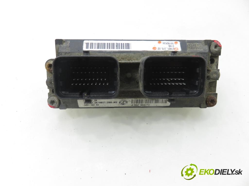 FIAT PUNTO (188_) HB 2001 44,00 1.2 60 (188.030, .050, .130, .150, .230, .250) - 1 1242,00 Riadiaca jednotka Motor 55192634 ; 6160107002