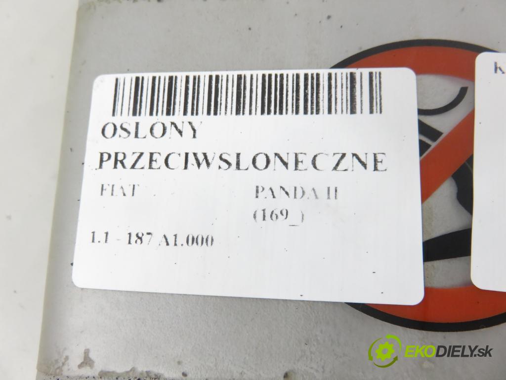 FIAT PANDA (169_) HB 2003 40,00 1.1 54 - 187 A1.000 1108,00 kryty protislnečné