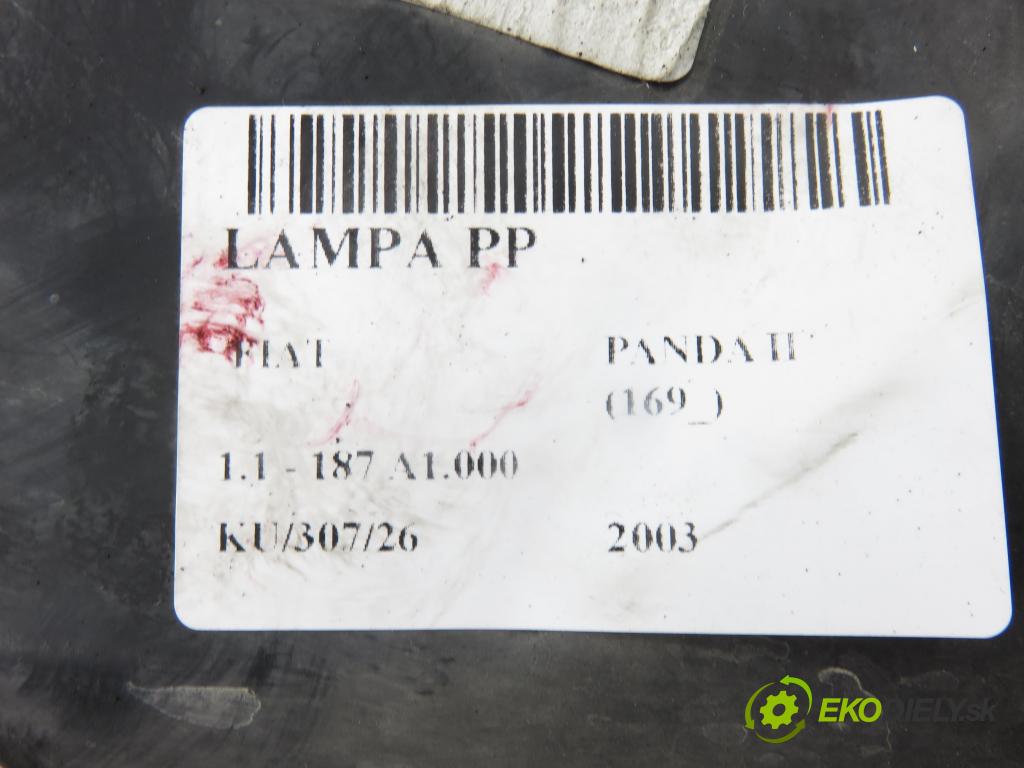 FIAT PANDA (169_) HB 2003 40,00 1.1 54 - 187 A1.000 1108,00 Svetlo PP