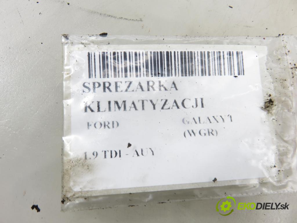 FORD GALAXY (WGR) MINIVAN 2004 85,00 1.9 TDI PD 115 - AUY 1896,00 KOMPRESOR: klimatizácie 7M3820803A ; YM2H19D629BB (Kompresor klimatizácie)