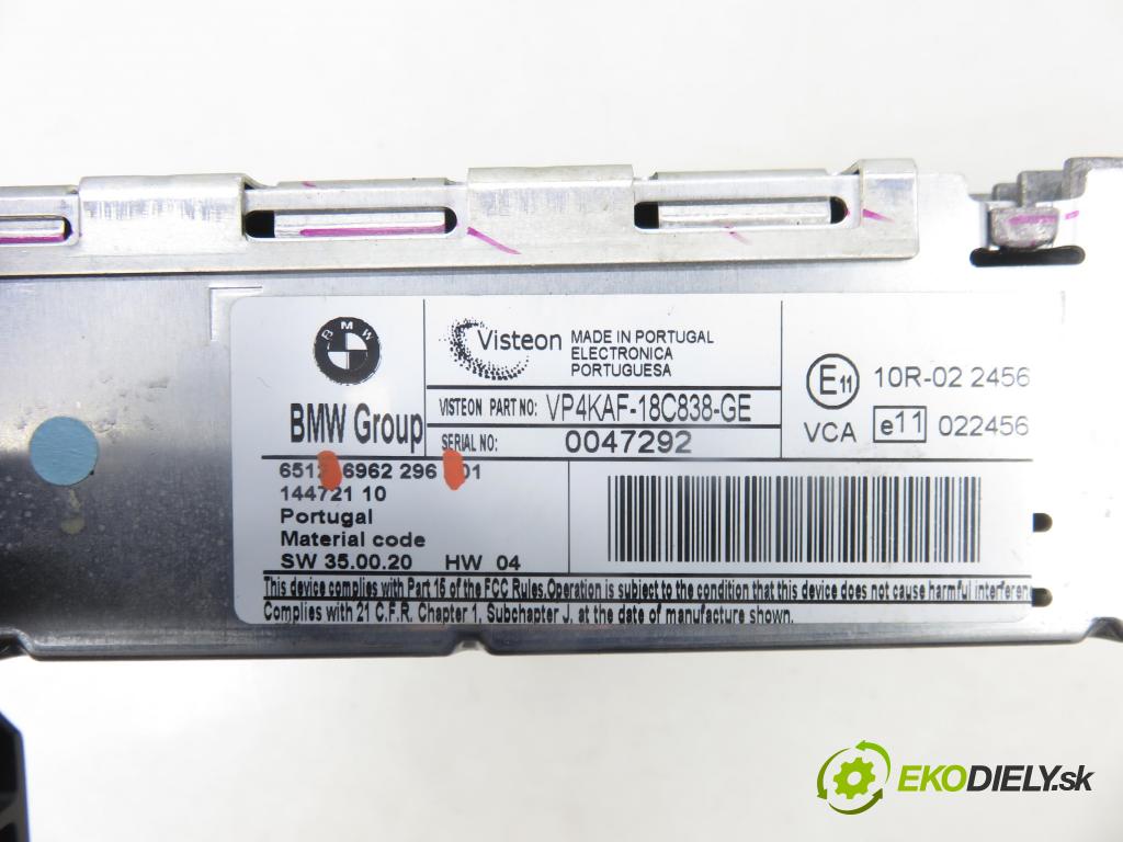 BMW 3 (E90) SEDAN 2006 95,00 318 i - N46 B20 B 1995,00 RADIO CD 6962296