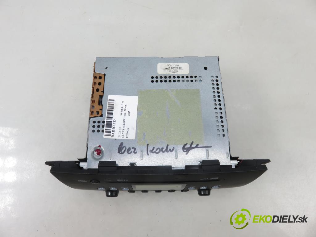 SUZUKI SX4 (EY, GY) CROSSOVER 2007 79,00 1.6 VVT 4x4 (RW 416) - M16A 1586,00 RADIO CD