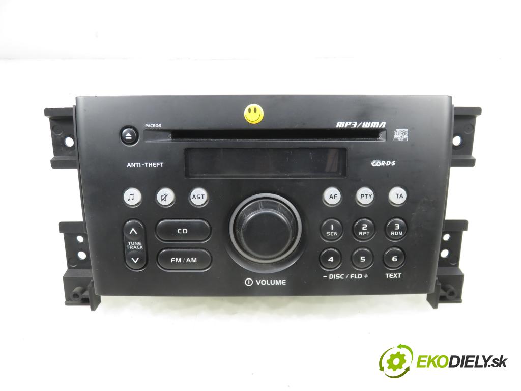 SUZUKI GRAND VITARA II (JT, TE, TD) SUV 2009 103,00 2.0 (JB420) - J20A 1995,00 RADIO CD 3910165JD