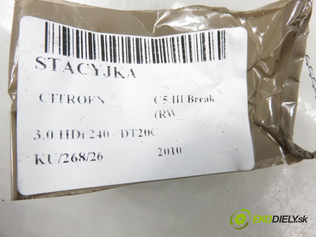 CITROEN C5 III Break (RW_) KOMBI 2010 177,00 3.0 HDi 240 - DT20C 2993,00 spínačka 36410600 ; 96631123380 (Spínací skříňka)