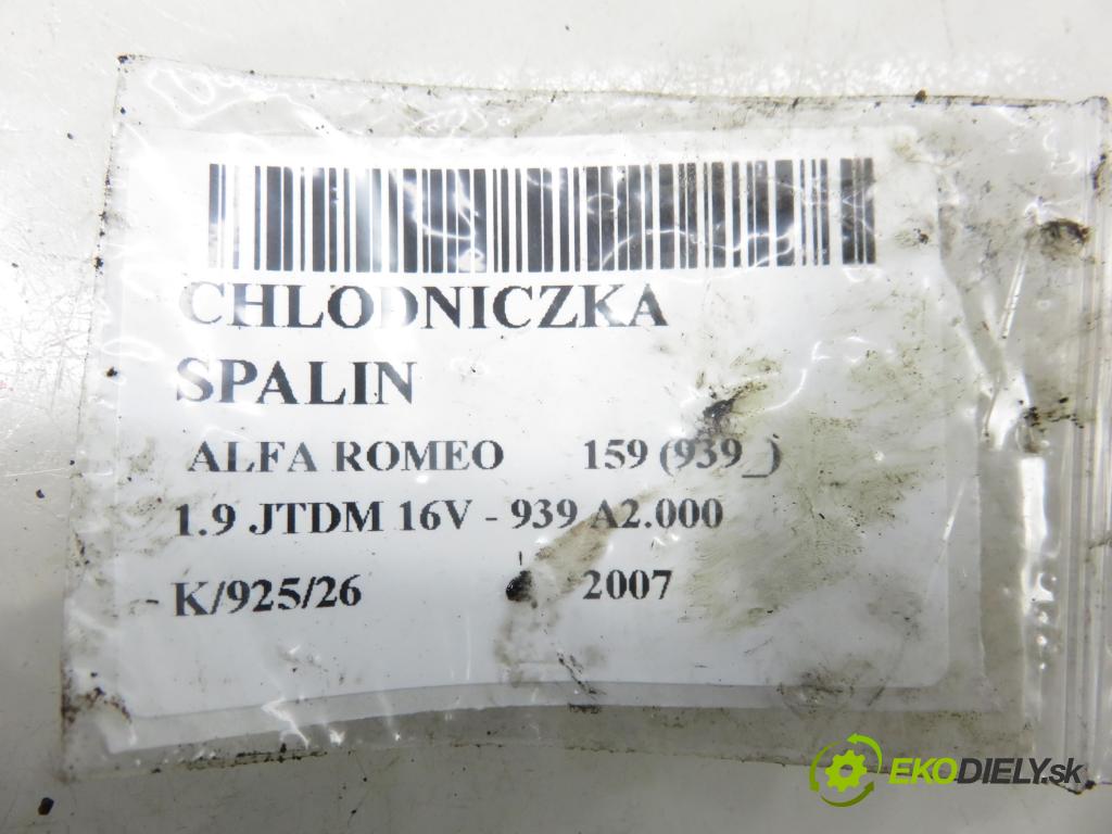 ALFA ROMEO 159 (939_) SEDAN 2007 110,00 1.9 JTDM 16V - 939 A2.000 1910,00 chladič spalín 55202430