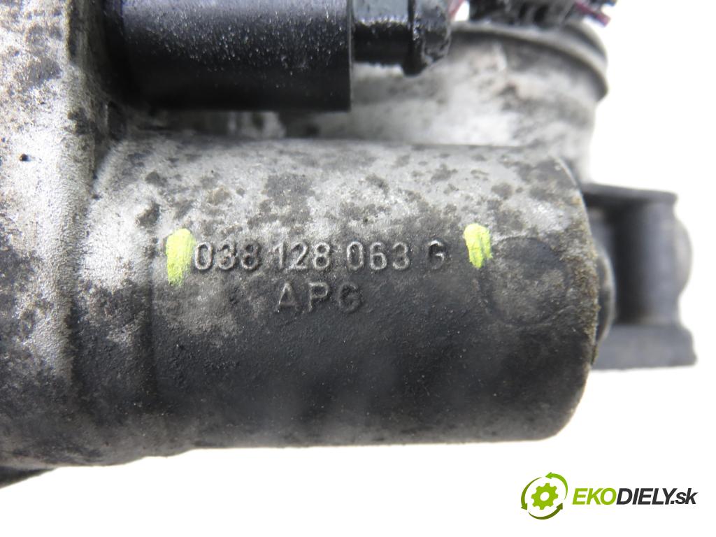 VW TOURAN (1T1, 1T2) MINIVAN 2003 74,00 1.9 TDI PD 100 - AVQ 1896,00 škrtíci klapka 038128063G (Škrticí klapka)