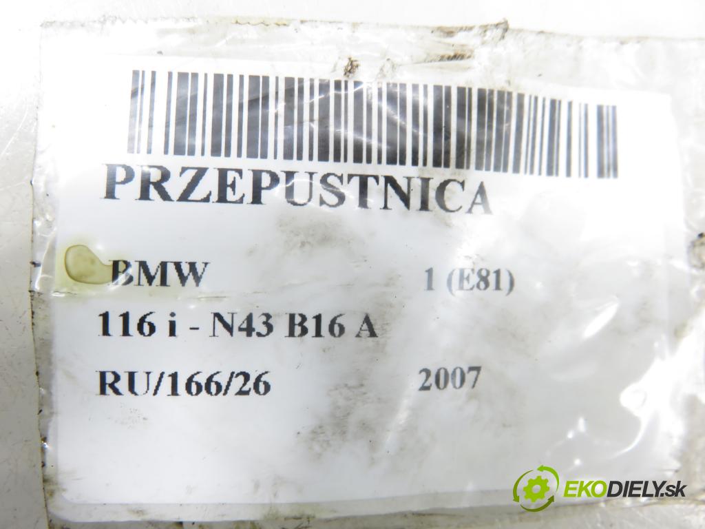 BMW 1 (E81) HB 2007 89,00 116 i 121 - N43 B16 A 1599,00 škrtíci klapka 7561067 ; A2C53145951 (Škrticí klapka)