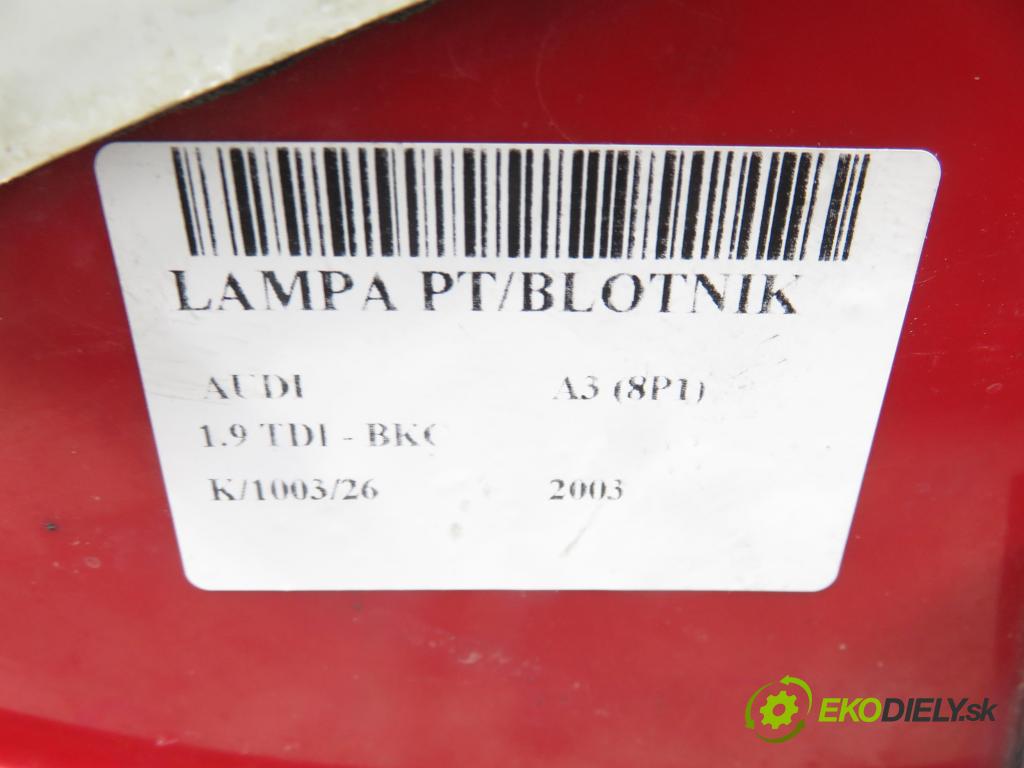 AUDI A3 (8P1) HB 2003 77,00 1.9 TDI PD 105 - BKC 1896,00 světlo pravé zadní 8P0945096