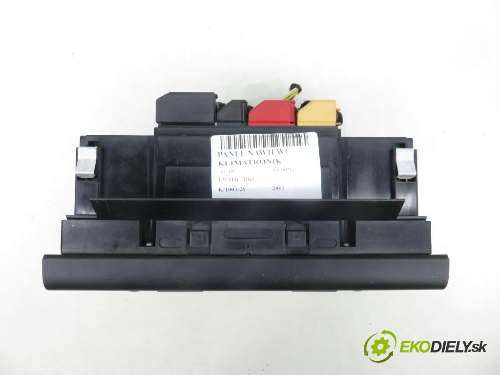 AUDI A3 (8P1) HB 2003 77,00 1.9 TDI PD 105 - BKC 1896,00 Panel topení KLIMATRONIK 8P0820043D