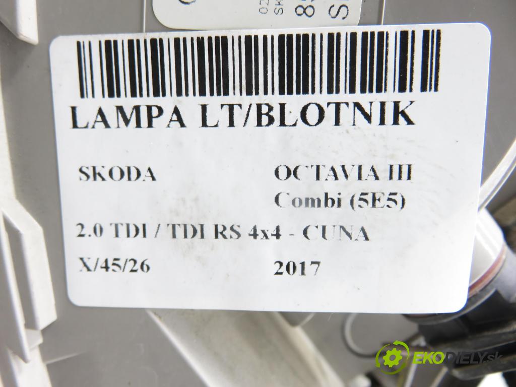 SKODA OCTAVIA III Combi (5E5) KOMBI 2017 135,00 2.0 TDI / TDI RS 4x4 - CUNA 1968,00 světlo levé zadní 5E9945095B