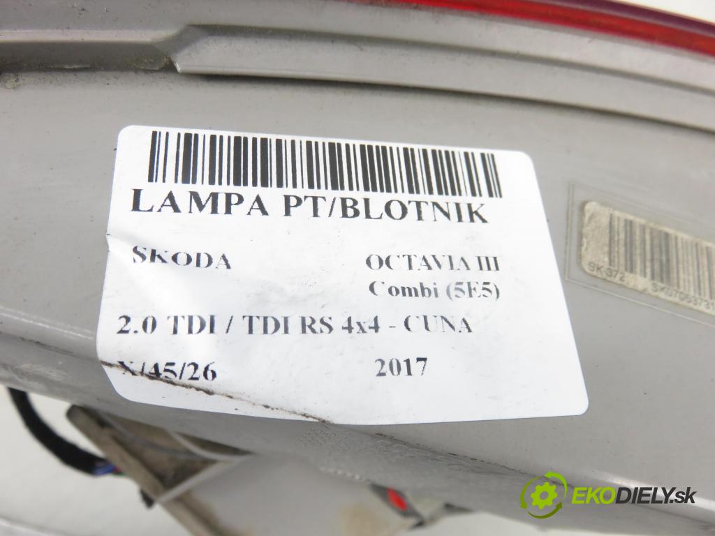 SKODA OCTAVIA III Combi (5E5) KOMBI 2017 135,00 2.0 TDI / TDI RS 4x4 - CUNA 1968,00 světlo pravé zadní 5E9945096B