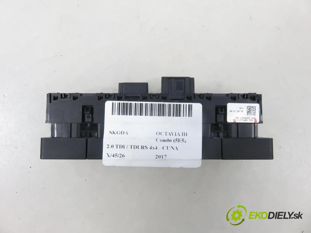 SKODA OCTAVIA III Combi (5E5) KOMBI 2017 135,00 2.0 TDI / TDI RS 4x4 - CUNA 1968,00 vypínač / prepínač 5E1927238F ; 5E1927132G