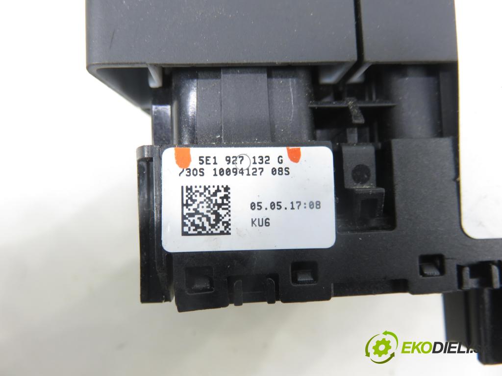 SKODA OCTAVIA III Combi (5E5) KOMBI 2017 135,00 2.0 TDI / TDI RS 4x4 - CUNA 1968,00 vypínač / prepínač 5E1927238F ; 5E1927132G