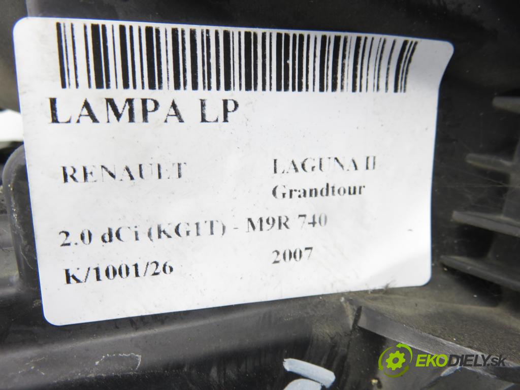 RENAULT LAGUNA II Grandtour (KG0/1_) KOMBI 2007 110,00 2.0 dCi 150 - M9R 740 1995,00 Svetlo LP 89900426