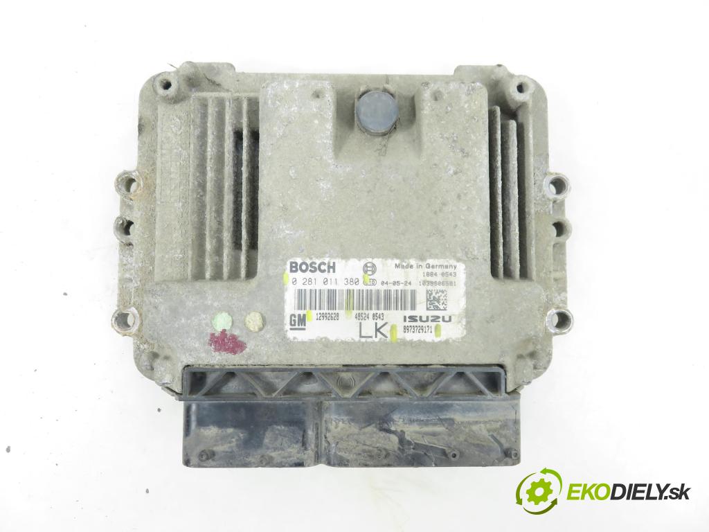 OPEL ASTRA H (A04) HB 2004 74,00 1.7 CDTI - Z 17 DTH 1686,00 řídící jednotka motora 12992628LK ; 0281011380 ; 8973729171