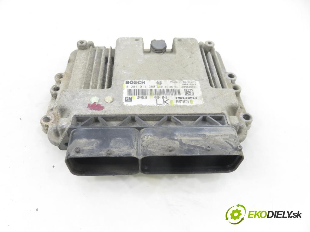OPEL ASTRA H (A04) HB 2004 74,00 1.7 CDTI - Z 17 DTH 1686,00 řídící jednotka motora 12992628LK ; 0281011380 ; 8973729171