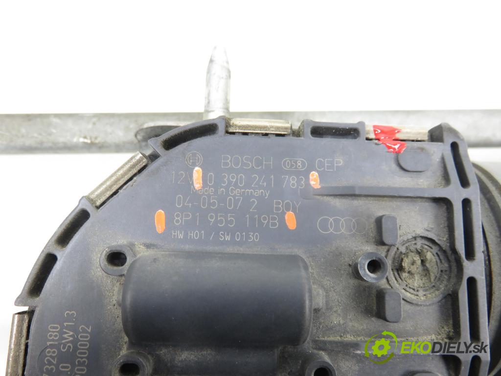 AUDI A3 (8P1) HB 2003 77,00 1.9 TDI PD 105 - BKC 1896,00 Motorček stieračov 0390241783 ; 8P1955119B ; 3397020672