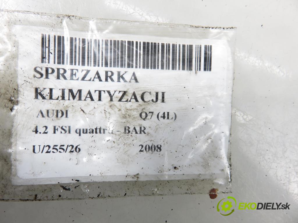 AUDI Q7 (4L) SUV 2008 257,00 4.2 FSI quattro - BAR 4163,00 KOMPRESOR: klimatizace 4E0260805Q ; 4471903323 (Kompresor klimatizace)