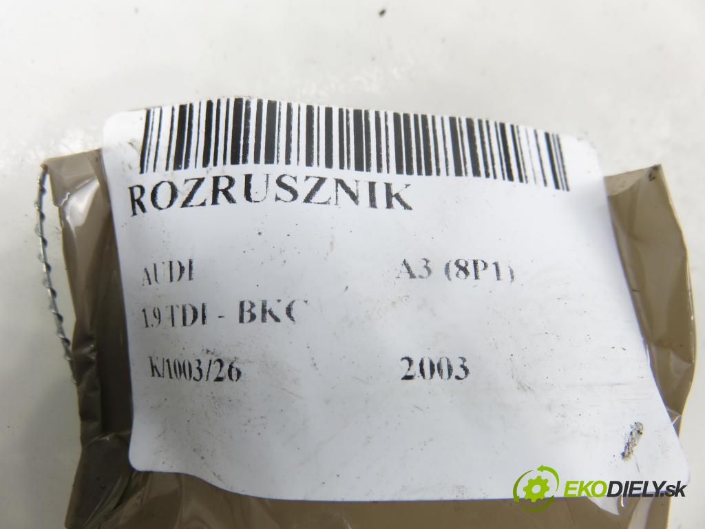 AUDI A3 (8P1) HB 2003 77,00 1.9 TDI PD 105 - BKC 1896,00 startér 0001123012 (Startér)