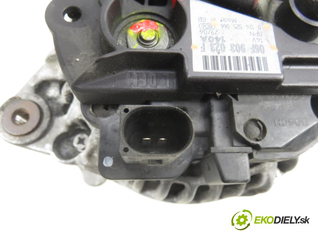 AUDI A3 (8P1) HB 2003 77,00 1.9 TDI - BKC 1896,00 Alternátor 0124525066 ; 06F903023F (Alternátor)