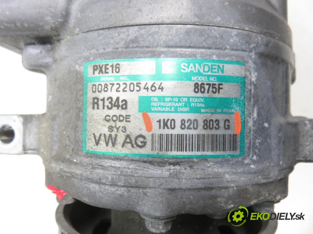 AUDI A3 (8P1) HB 2003 77,00 1.9 TDI PD 105 - BKC 1896,00 KOMPRESOR: klimatizace 1K0820803G (Kompresor klimatizace)