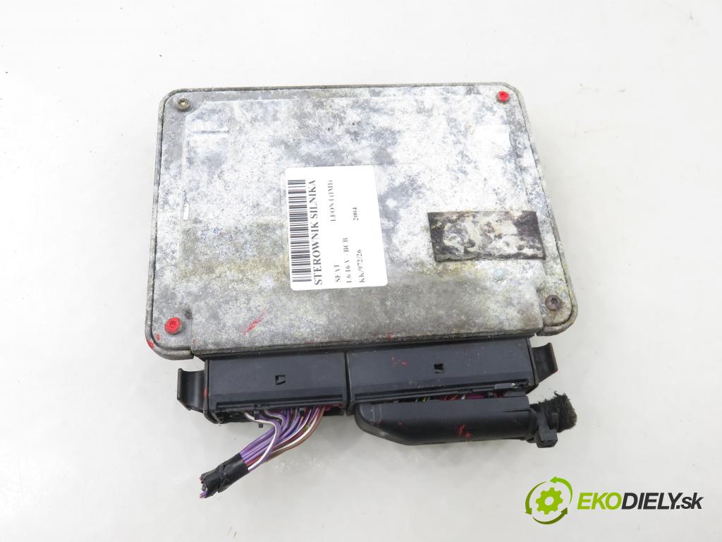 SEAT LEON (1M1) HB 2004 77,00 1.6 16 V - BCB 1598,00 řídící jednotka motora 036906034DS ; 6160066908 ; IAW4MVDS
