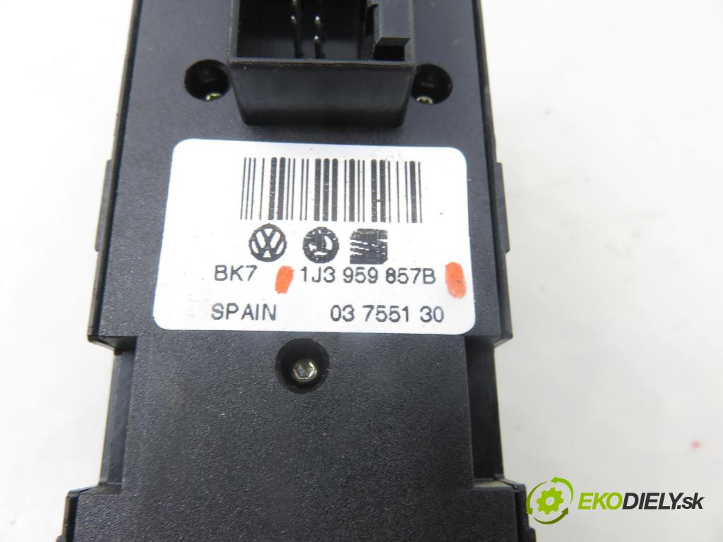 SEAT LEON (1M1) HB 2004 77,00 1.6 16 V - BCB 1598,00 Panel ovládania okien 1J3959857B