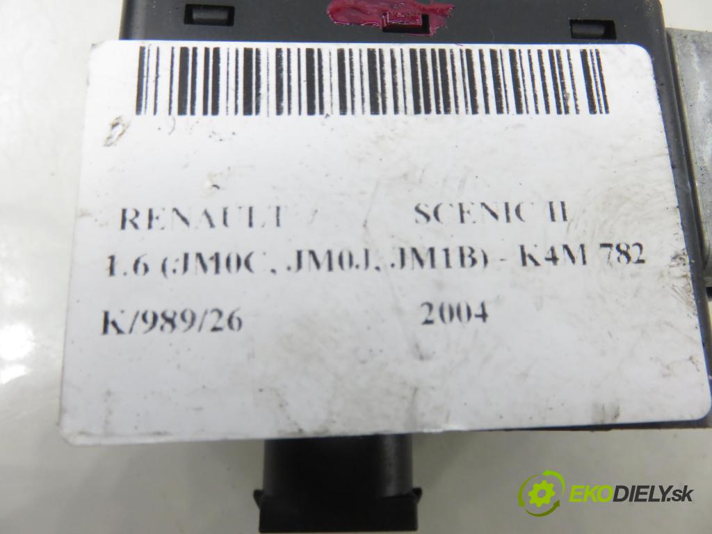 RENAULT SCENIC II (JM0/1_) MINIVAN 2004 83,00 1.6 (JM0C, JM0J, JM1B) - K4M 782 1598,00 blokáda tyče volantu 8200033233 ; E0160000