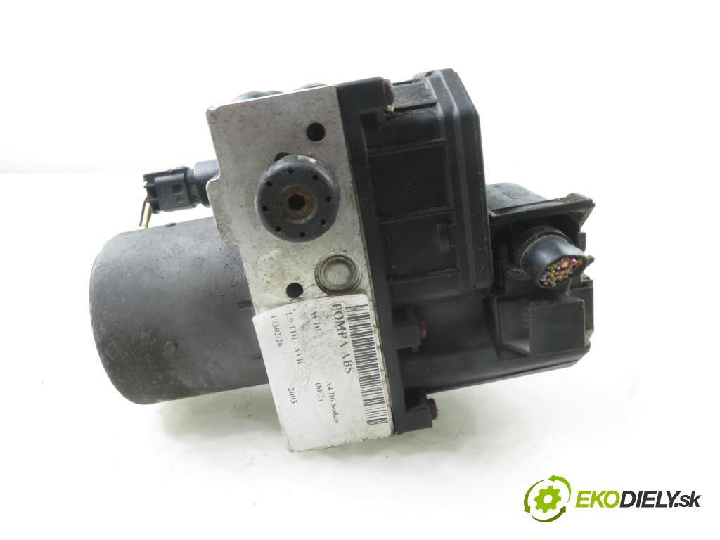 AUDI A4 (8E2, B6) SEDAN 2003 74,00 1.9 TDI PD 101 - AVB 1896,00 pumpa ABS 0265950011 ; 8E0614517 ; 0265225048 (Pumpa ABS)
