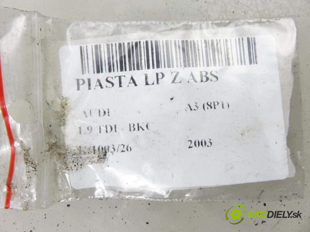 AUDI A3 (8P1) HB 2003 77,00 1.9 TDI PD 105 - BKC 1896,00 náboj LP ABS
