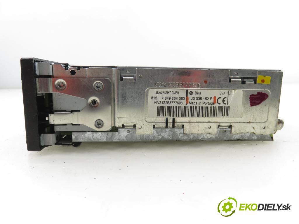 VW GOLF IV (1J1) HB 2002 77,00 1.6 16V - BCB 1598,00 RADIO modul 1J0035152F