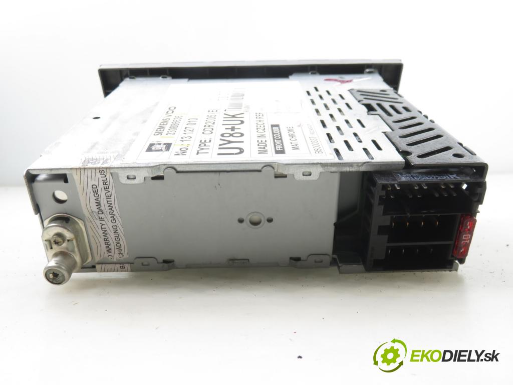 OPEL MERIVA A nadwozie wielkoprzestrzenne (MPV) (X03) HB 2003 77,00 1.6 16V 105 - Z 16 XEP 1598,00 RADIO 330886636 ; 13127010