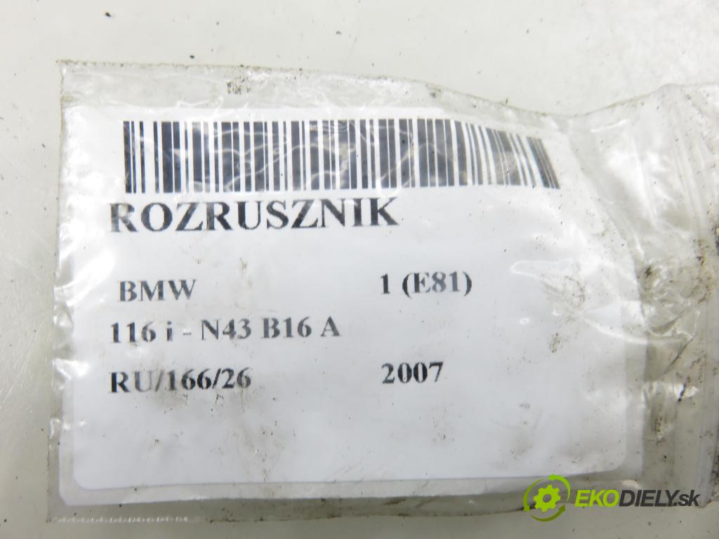 BMW 1 (E81) HB 2007 89,00 116 i 121 - N43 B16 A 1599,00 startér 7550975 ; 0001138002 (Startér)