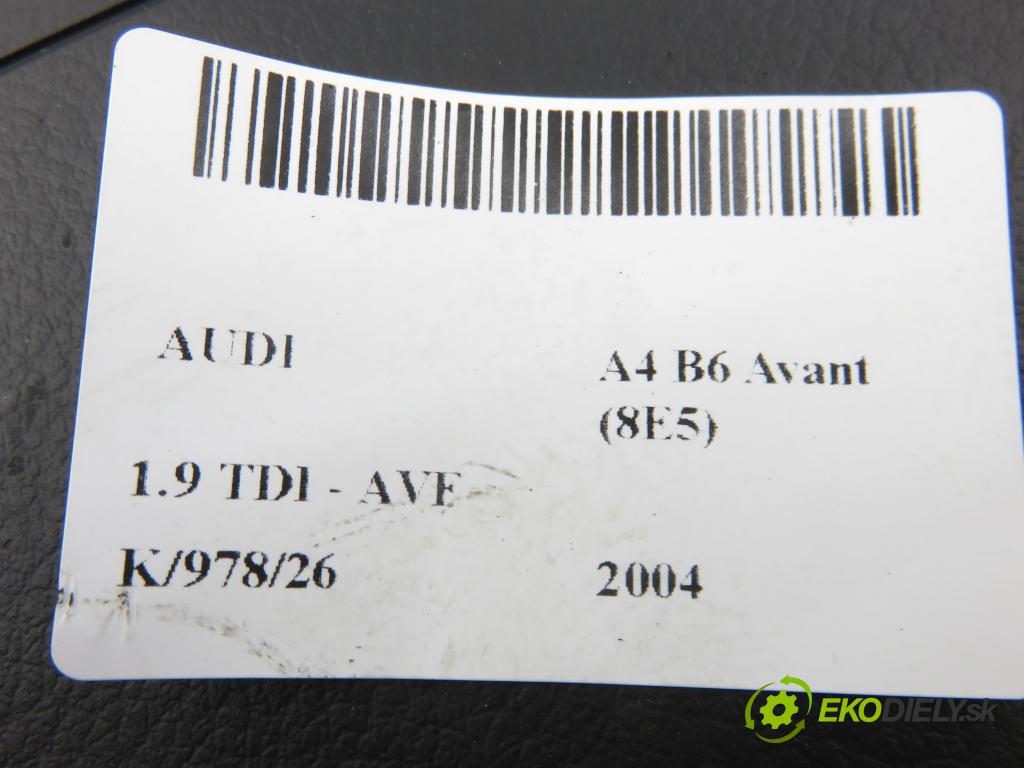 AUDI A4 Avant (8E5, B6) KOMBI 2004 96,00 1.9 TDI - AVF 1896,00 OPĚRADLO 8E0864207D
