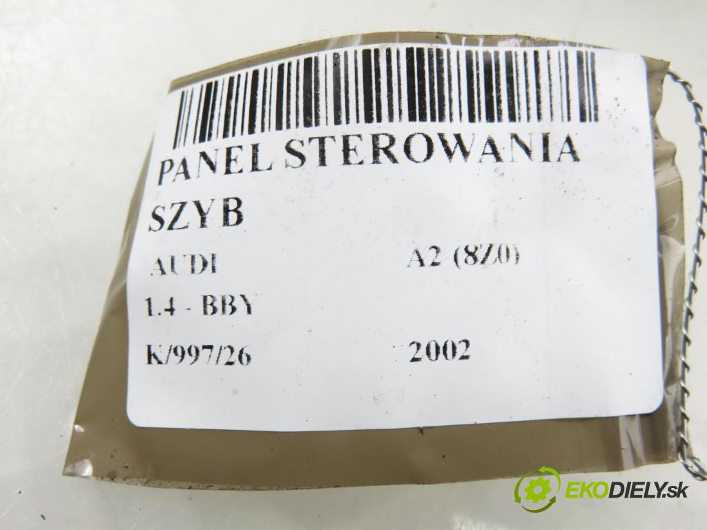 AUDI A2 (8Z0) HB 2002 55,00 1.4 - BBY 1390,00 Panel ovládania okien 8Z0959851