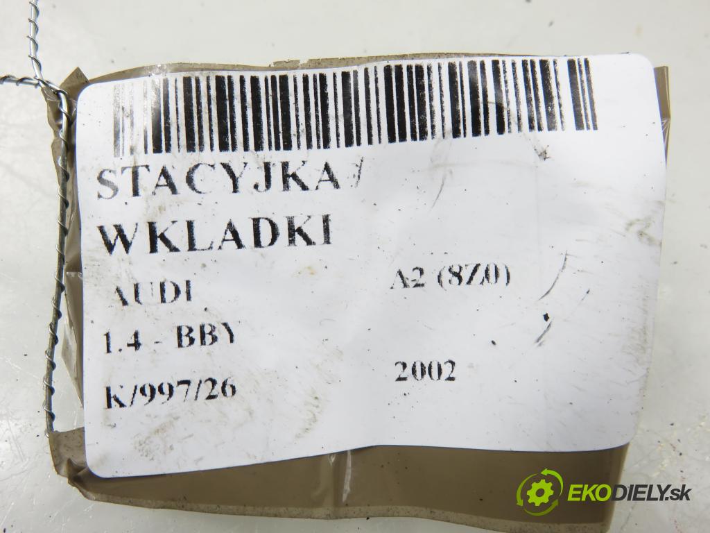 AUDI A2 (8Z0) HB 2002 55,00 1.4 - BBY 1390,00 spinačka / zámky 4B0905851G
