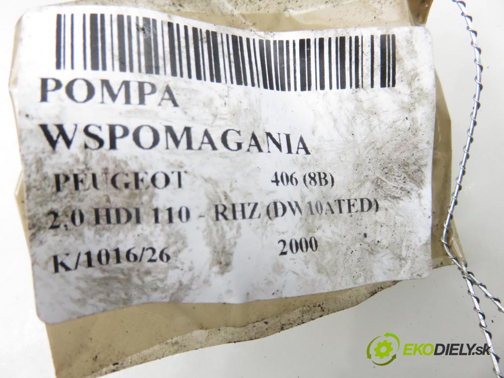 PEUGEOT 406 (8B) SEDAN 2000 80,00 2.0 HDI 110 1997,00 pumpa servočerpadlo 9633817580 ; 7692955150 (Servočerpadlo)