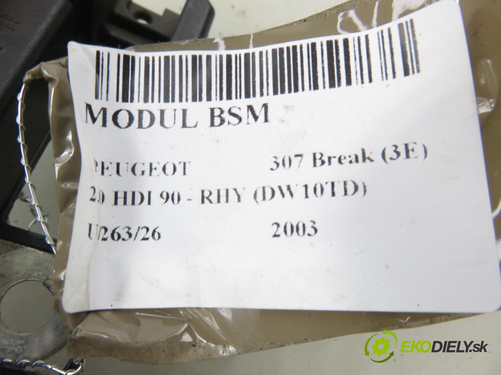 PEUGEOT 307 Break (3E) KOMBI 2003 66,00 2.0 HDI 90 - RHY (DW10TD) 1997,00 MODUL BSM 9657608780