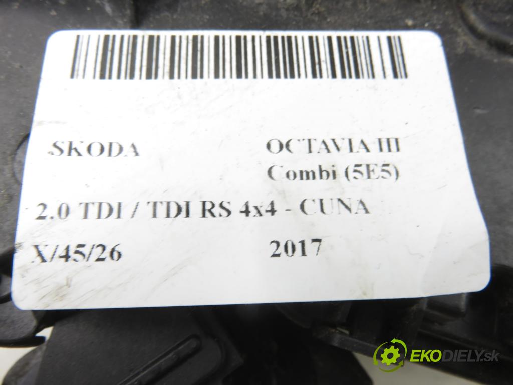 SKODA OCTAVIA III Combi (5E5) KOMBI 2017 135,00 2.0 TDI / TDI RS 4x4 - CUNA 1968,00 zámok 5TB837015