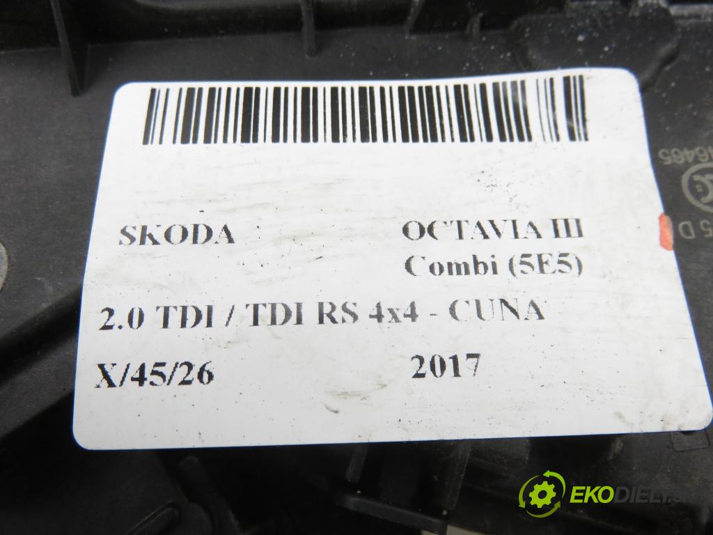 SKODA OCTAVIA III Combi (5E5) KOMBI 2017 135,00 2.0 TDI / TDI RS 4x4 - CUNA 1968,00 zámok LTE 5TA839015D