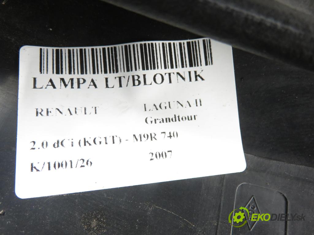 RENAULT LAGUNA II Grandtour (KG0/1_) KOMBI 2007 110,00 2.0 dCi 150 - M9R 740 1995,00 Svetlo ľavé zadné 8200002471