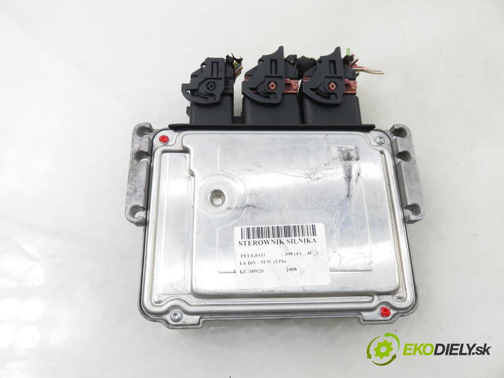 PEUGEOT 308 (4A_, 4C_) HB 2008 88,00 1.6 16V - 5FW (EP6) 1598,00 Riadiaca jednotka Motor 0261S04009 ; 9665291180