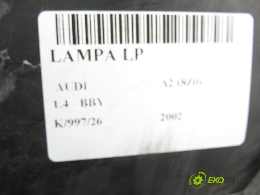 AUDI A2 (8Z0) HB 2002 55,00 1.4 - BBY 1390,00 světlo LP 8Z0941003H