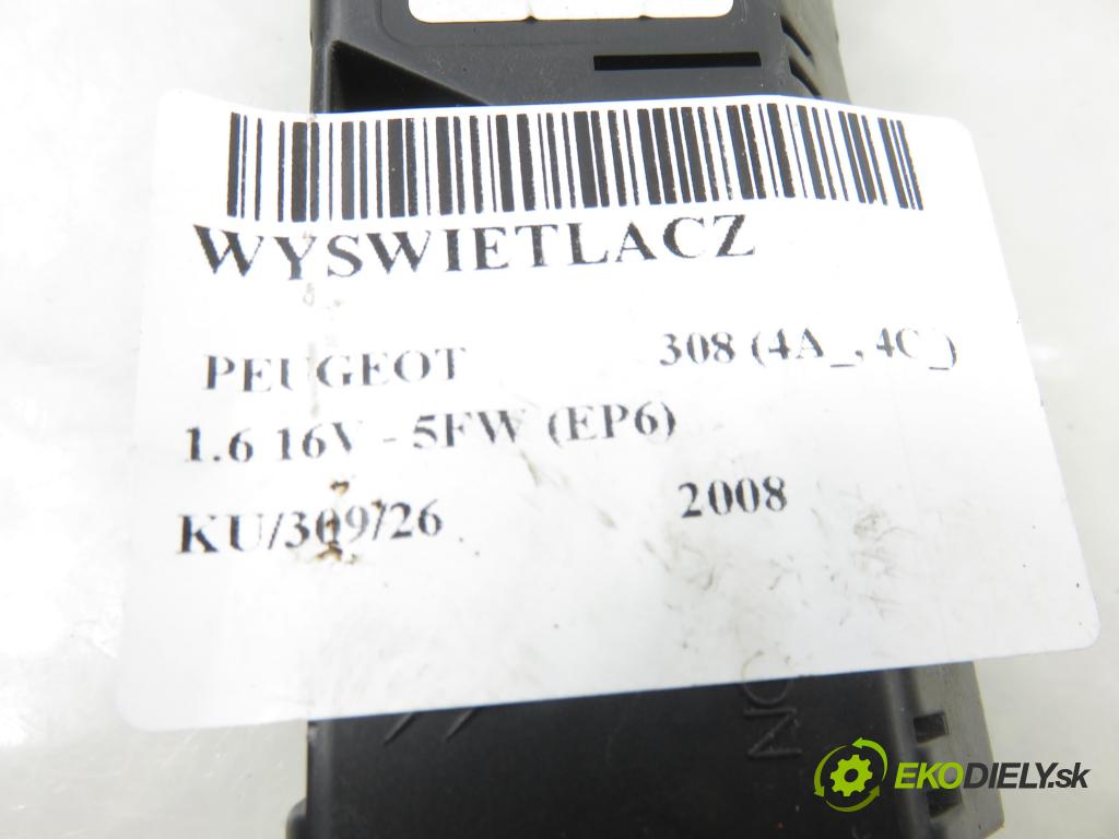 PEUGEOT 308 (4A_, 4C_) HB 2008 88,00 1.6 16V - 5FW (EP6) 1598,00 ZOBRAZIT: 9664644280